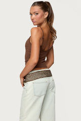 Holland Bead V Neck Tank Top