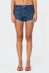 Fern Mid Rise Denim Shorts