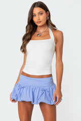 Marisol Straight Neck Halter Top