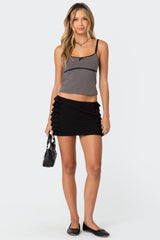 Blank Space Ruffled Mini Skirt