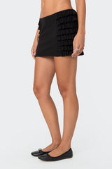 Blank Space Ruffled Mini Skirt