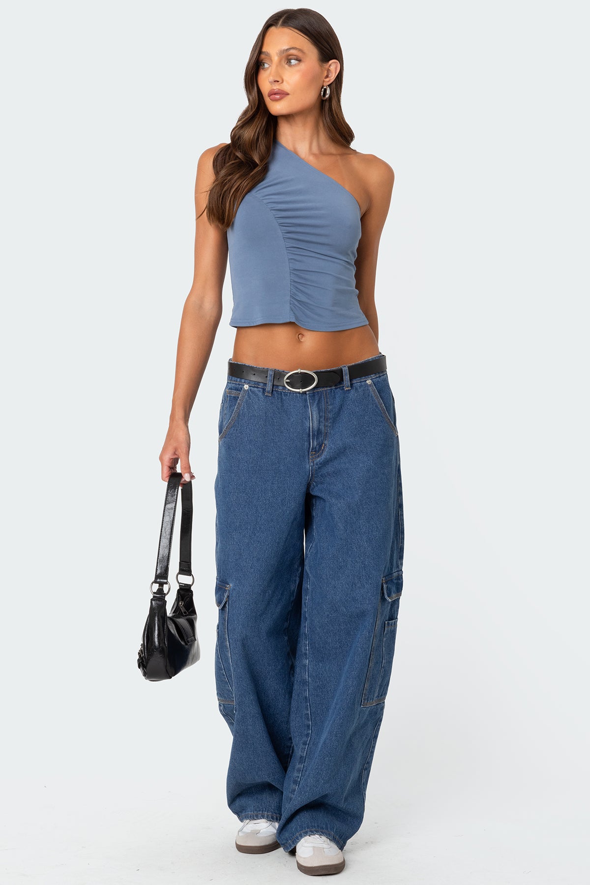 Ivy Ruched One Shoulder Top