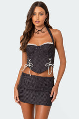 Laine Polka Dot Corset