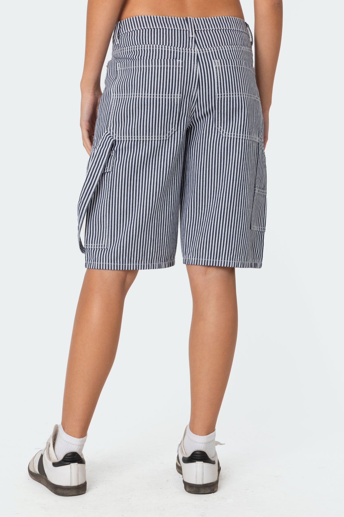 Friday Striped Low Rise Cargo Shorts