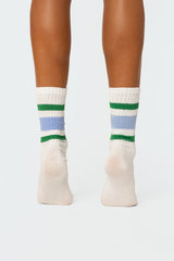 Triple Striped Socks