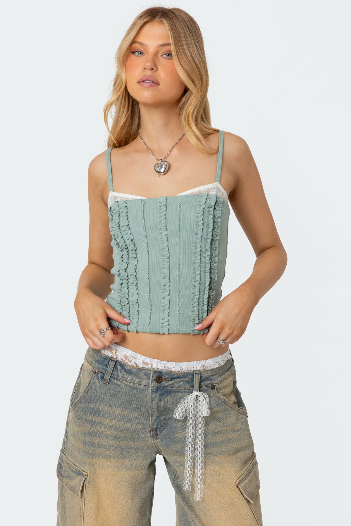 Ruffled Bra Top