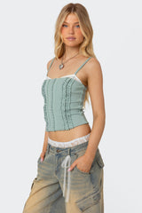 Ruffled Bra Top