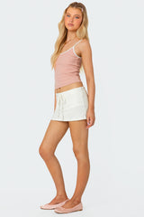 Franky Ribbed Contrast Tank Top