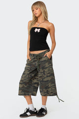 Camo Cargo Bermuda Shorts