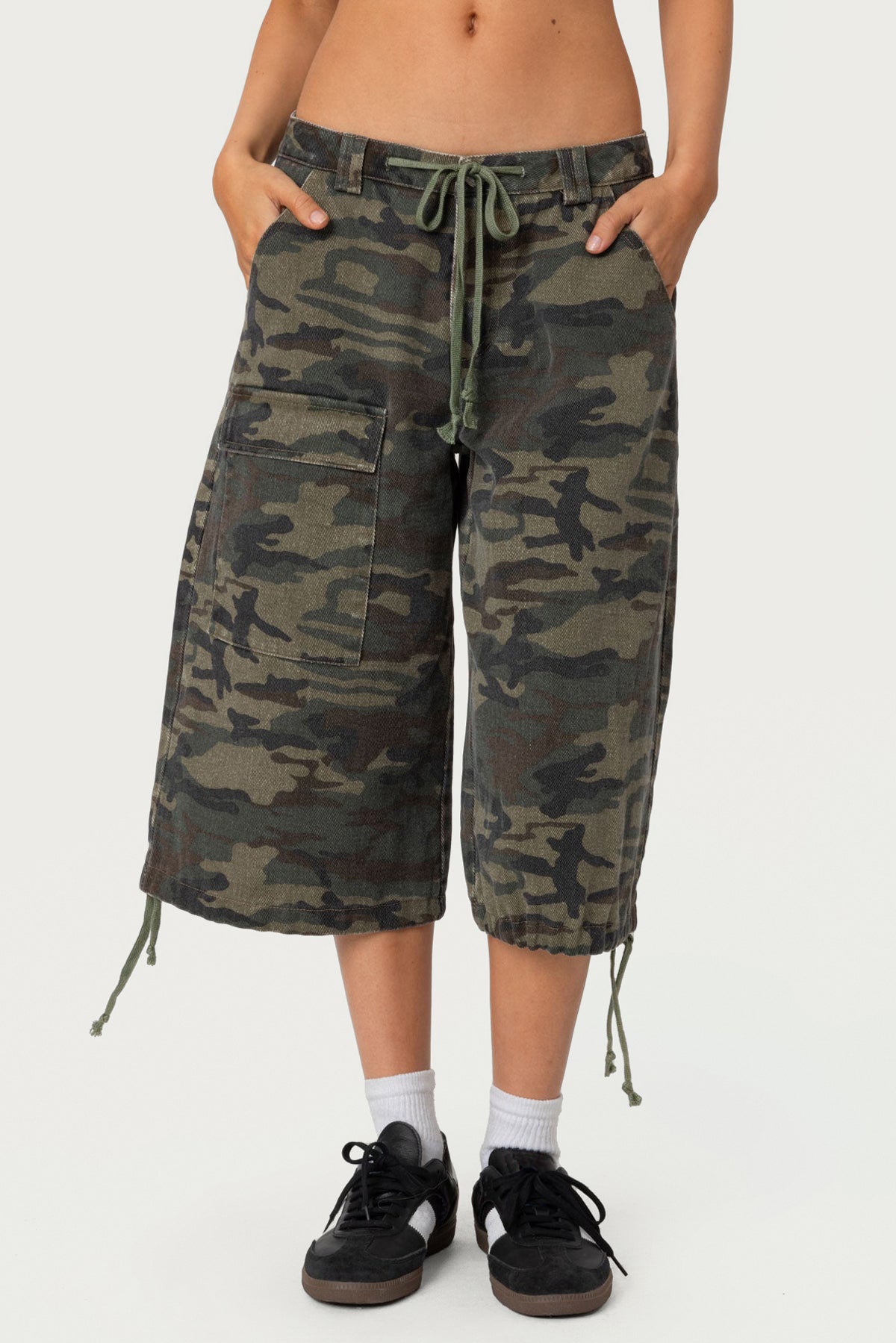Camo Cargo Bermuda Shorts