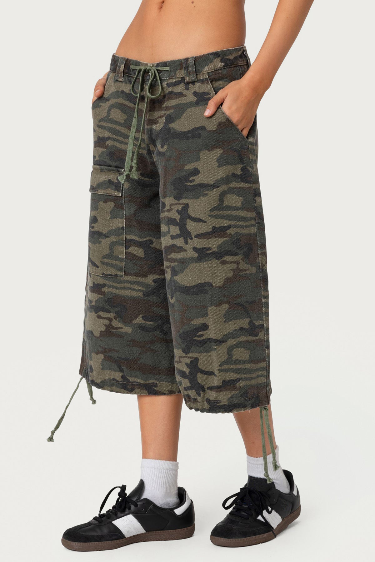 Camo Cargo Bermuda Shorts
