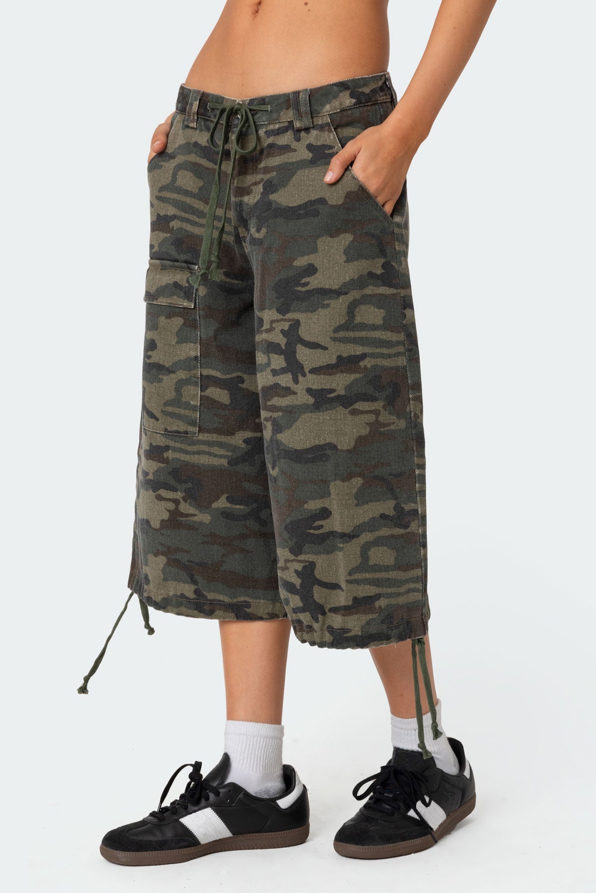 Camo Cargo Bermuda Shorts