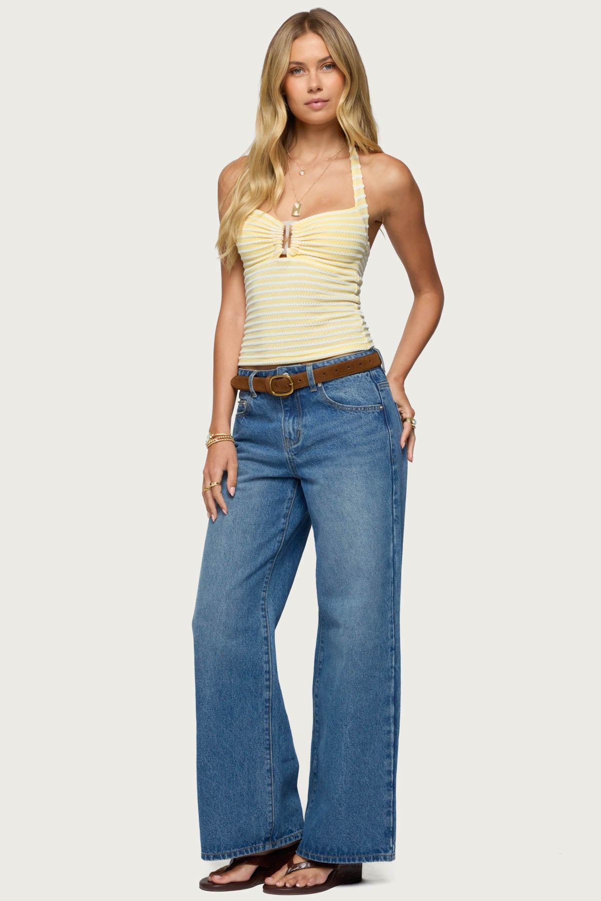 Ery Mid Rise Baggy Jeans