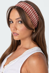 Plaid Headband