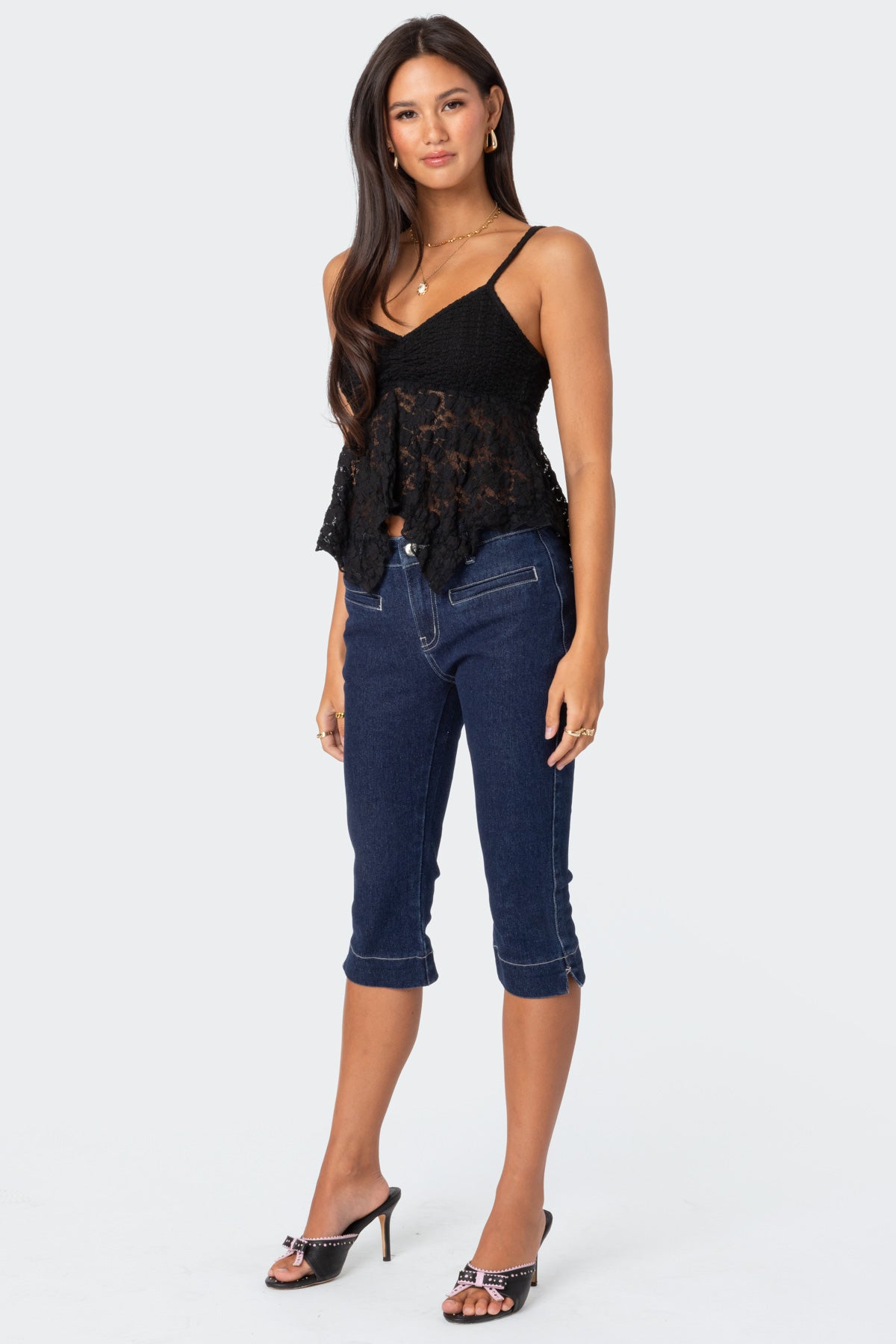 Orchid Sheer Lace Top