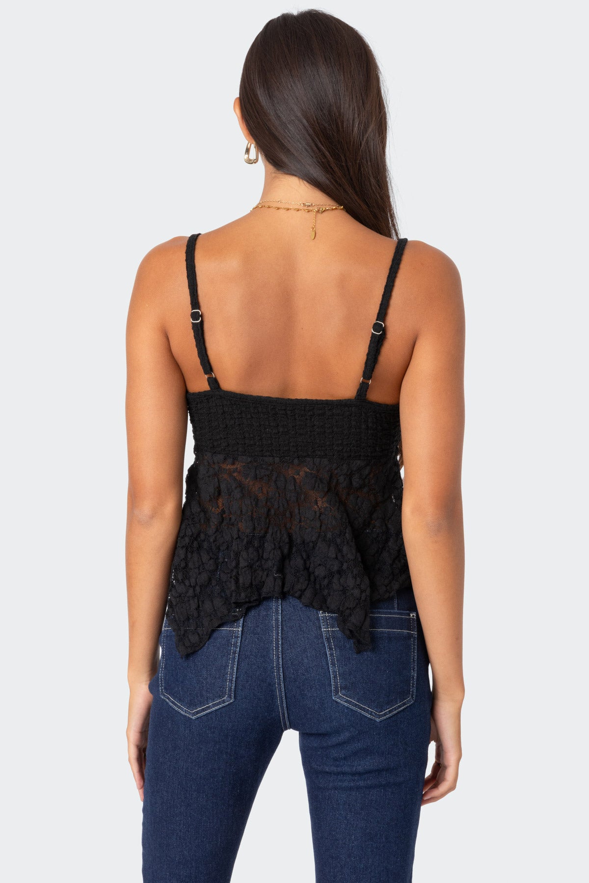 Orchid Sheer Lace Top