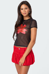 Aloha Sheer Mesh T Shirt