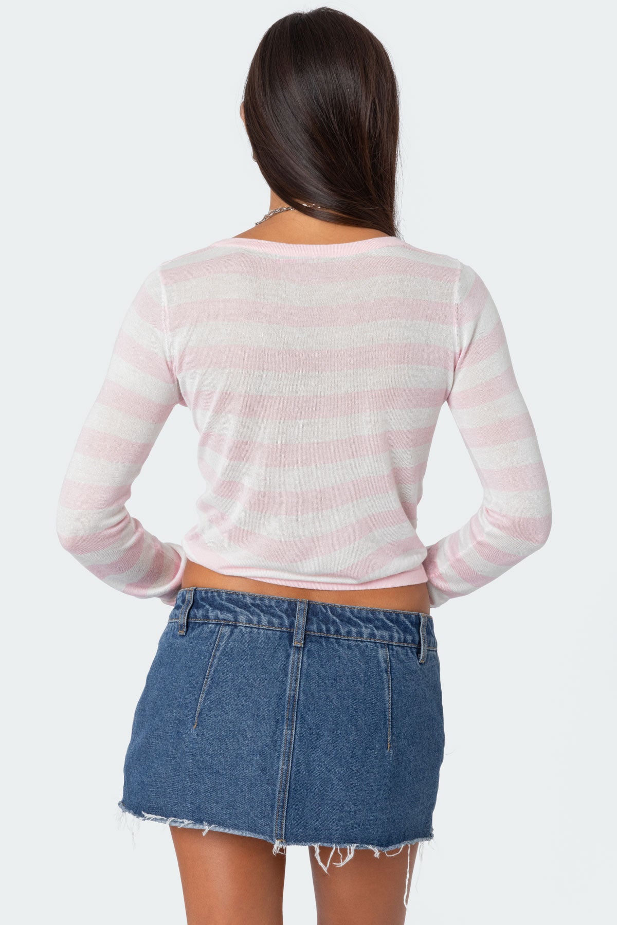 Candice Striped Knit Top