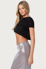 Seville Cropped T Shirt