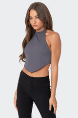 Raine Curved Halter Top