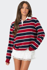 Hanna Striped Collared Shirt