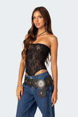 Alina Sheer Lace Bodysuit