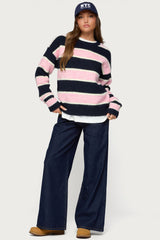 Conrad Striped Knit Sweater