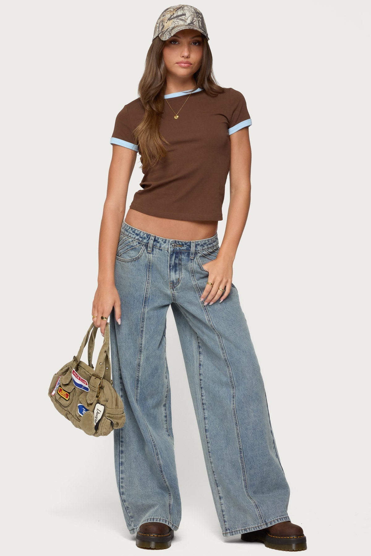 Zeke Contrast T Shirt