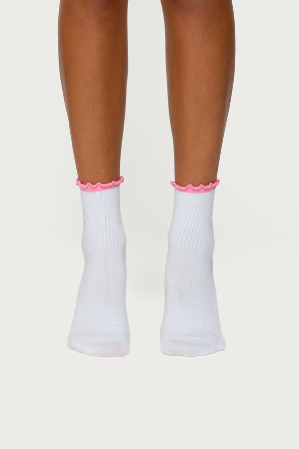 Heart & Bow Pilates Socks