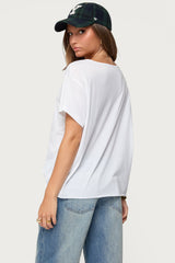 Sonora Oversized V Neck T Shirt