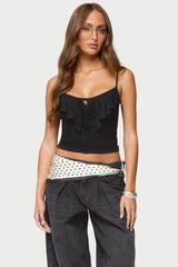 Jezebel Ruffle Tank Top