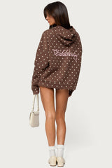 Chelsie Polka Dot Hoodie