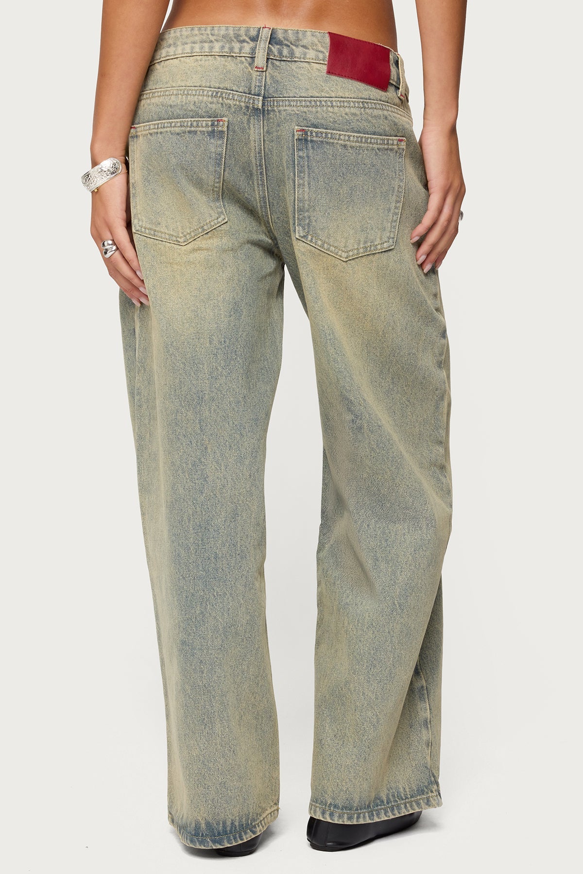 Petite Ace Low Rise Baggy Jeans