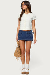 Coreen Button Up Knit Top