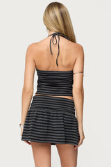 Moria Striped Halter Top