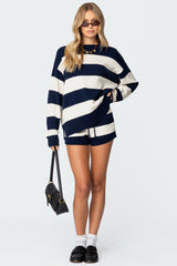 Riley Oversized Striped Sweater