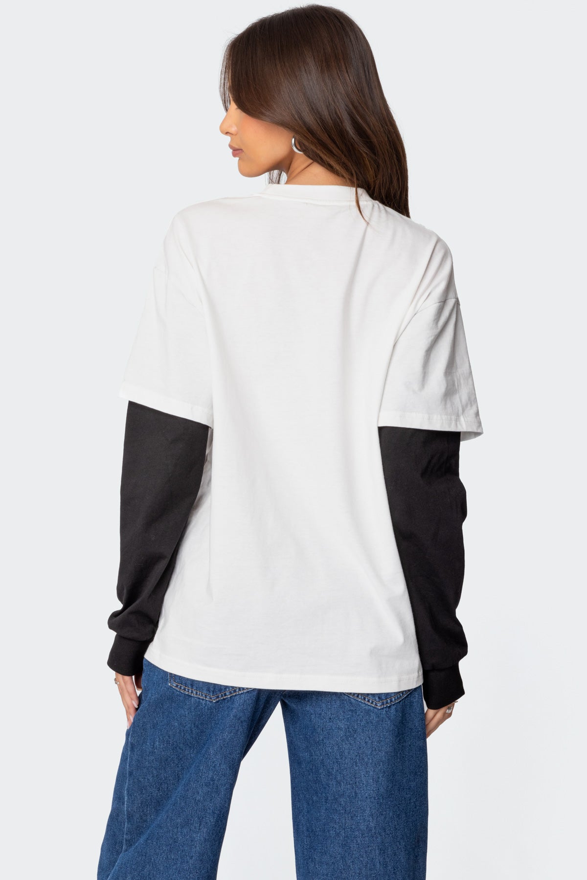 Situationship Oversized Layered T Shirt