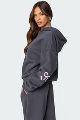 Bonney Bow Detail Hoodie