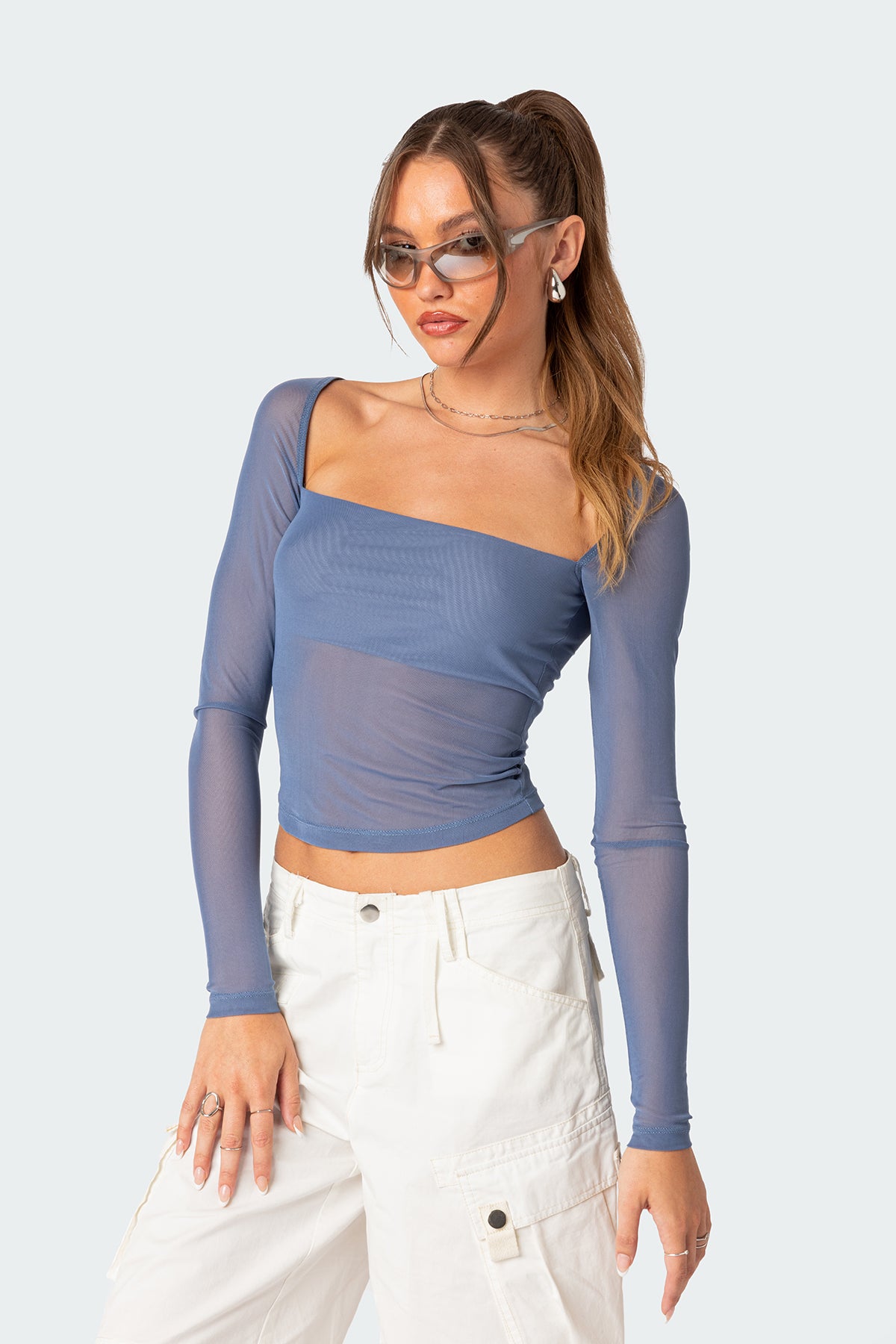 Marta Mesh Top