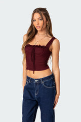 Aurelia Bustier Mesh Top