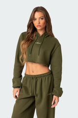 Brenna Cropped Hoodie