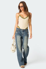 Doll House Low Rise Washed Jeans