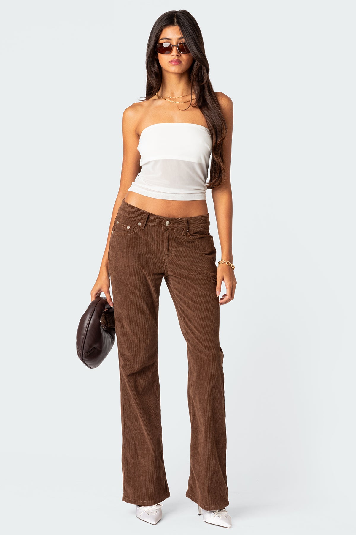 Corduroy Bootcut Flared Pants