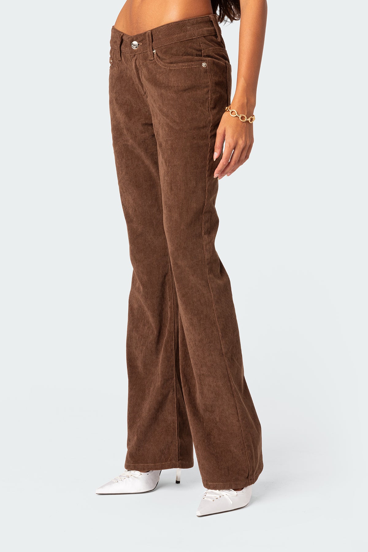 Corduroy Bootcut Flared Pants