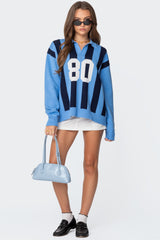 Larson Oversized Polo Sweater