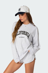 California Girl Oversized Sweatshirt