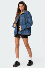 Dalia Oversized Denim Jacket