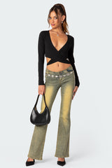 Layla Wrap Crop Top