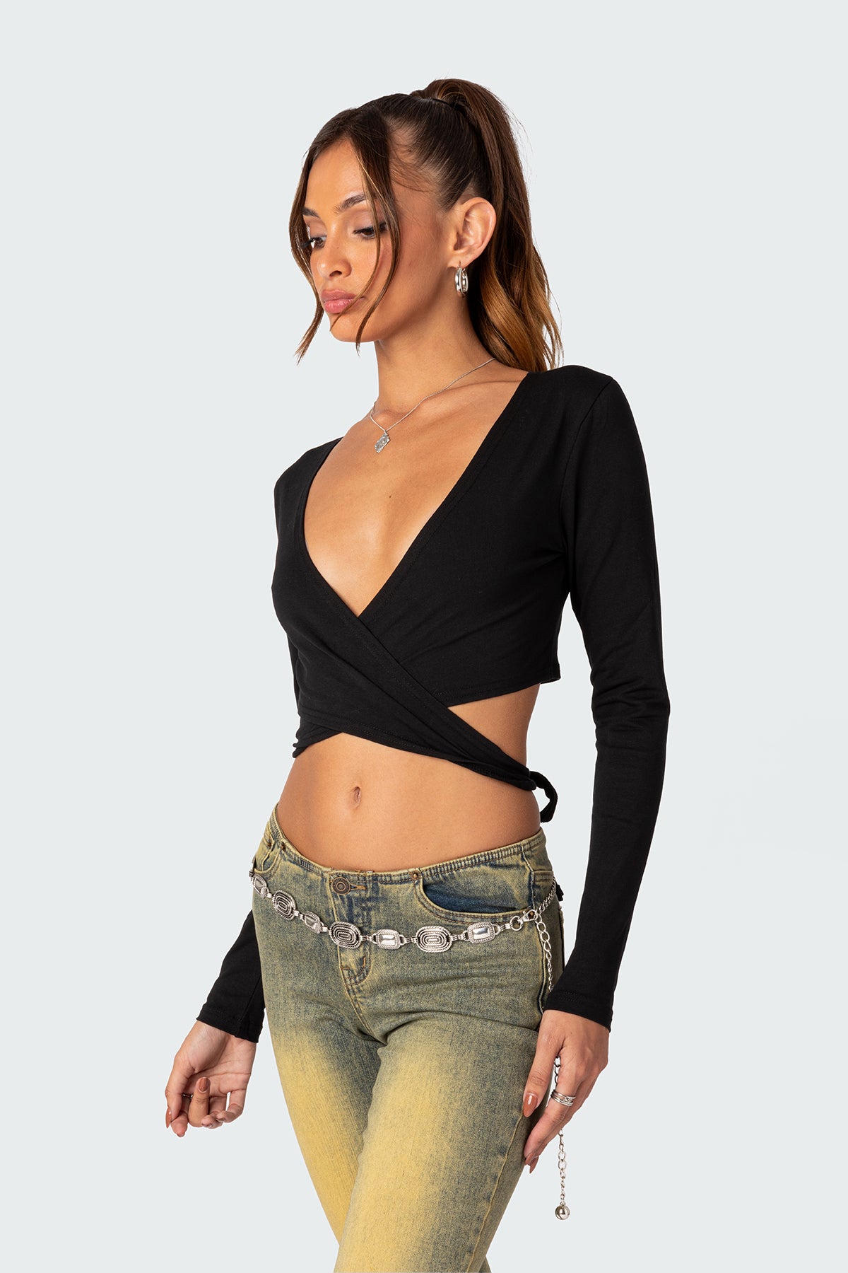 Layla Wrap Crop Top