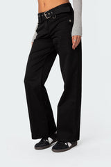 Sia Low-Rise Cargo Pants